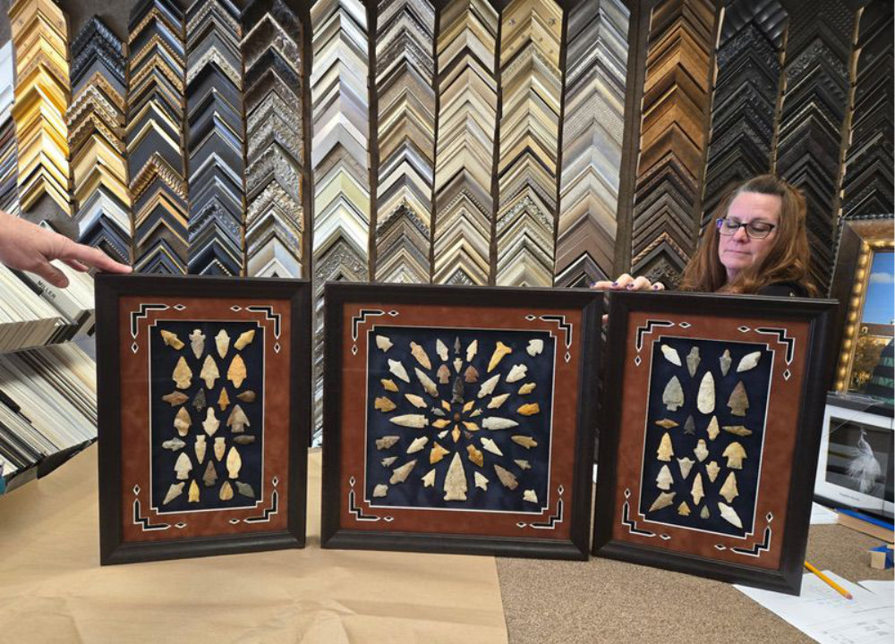 Arrow Heads Shadow Box